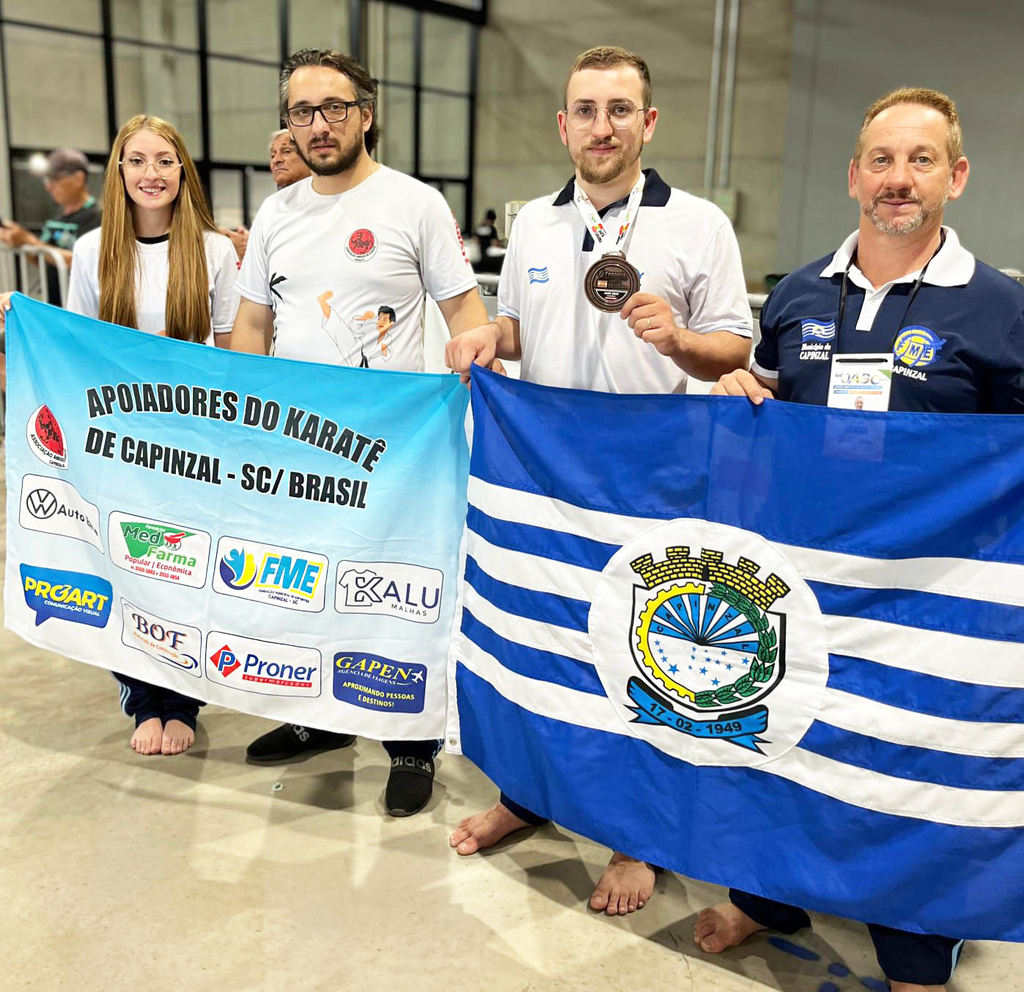 Karatê de Capinzal é medalha de Bronze nos Jogos Abertos de Santa Catarina