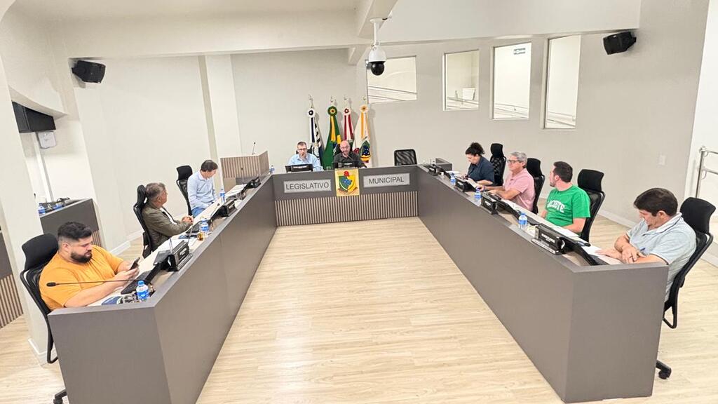 Sessão plenária ordinária da Câmara de Vereadores de Capinzal