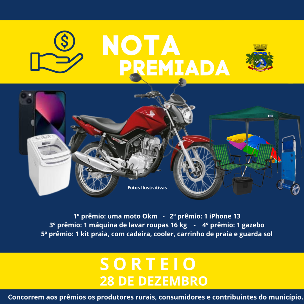 MAMPITUBA REALIZA A CAMPANHA NOTA PREMIADA E INCENTIVA O DESENVOLVIMENTO DO COMÉRCIO LOCAL