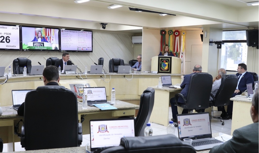 Resumo da 83ª Sessão Ordinária da 20ª Legislatura da Câmara de Criciúma