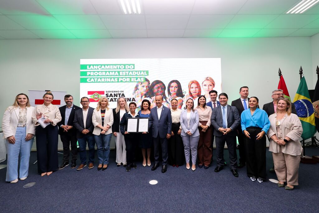 Lançado programa Catarinas por Elas com reforço das ações de enfrentamento à violência contra a mulher
