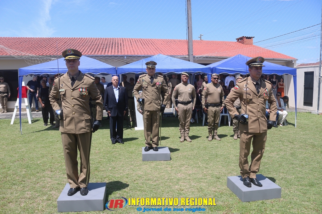 MAJOR MARCELO FABER DEIXA O COMANDO DA 2ª CIA DE POLÍCIA MILITAR DE SOMBRIO