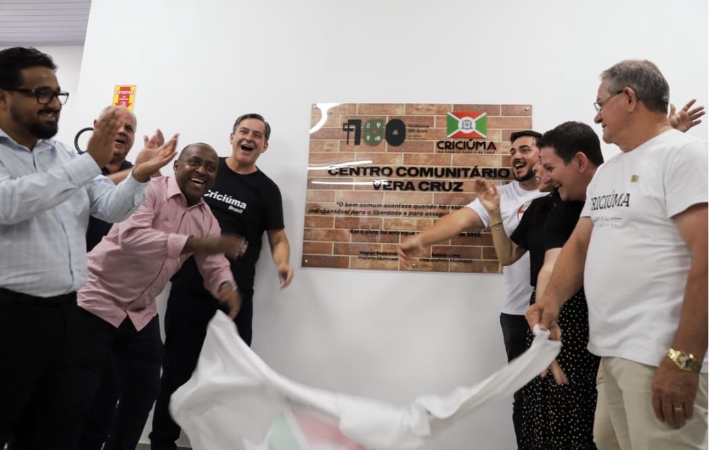 Governo de Criciúma inaugura Centro Comunitário no Vera Cruz