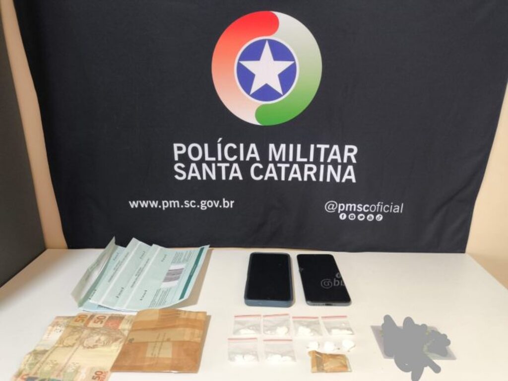 Homem é preso por tráfico de drogas no centro de Irani