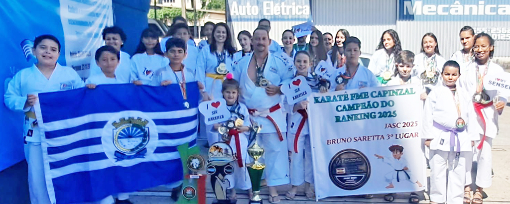 Karatê de Capinzal conquista título de Campeão Geral do Ranking 2025