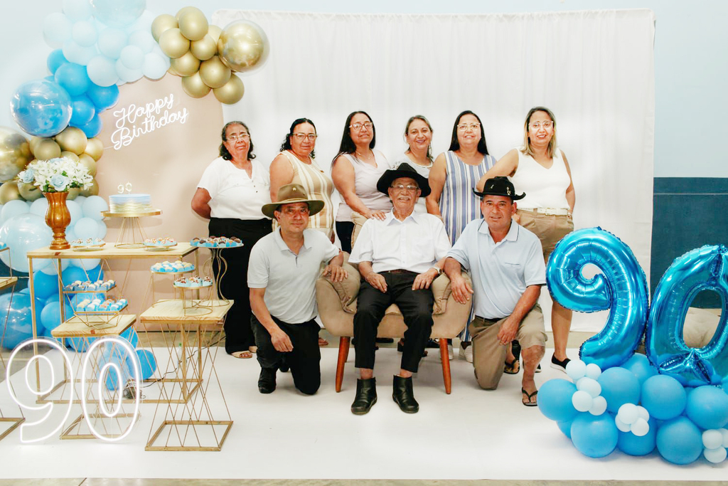 Homenagem de 90 anos ao seu José Maria da Silva