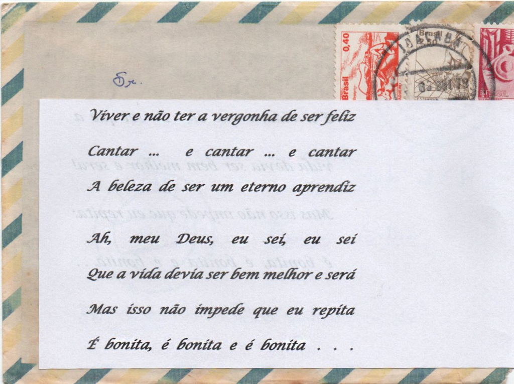 A CARTA DA VIDA