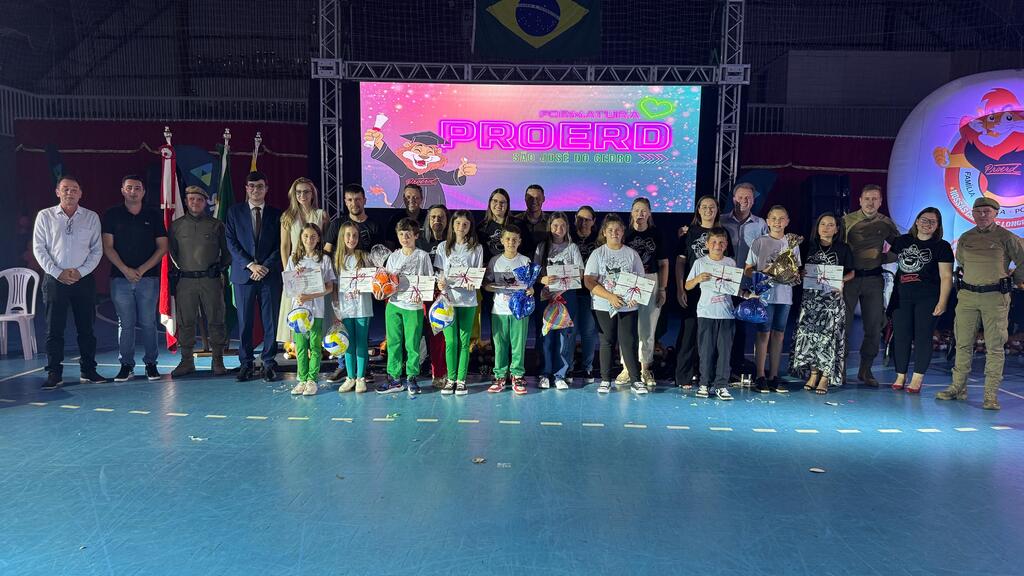Formatura do Proerd é realizada em municípios da região