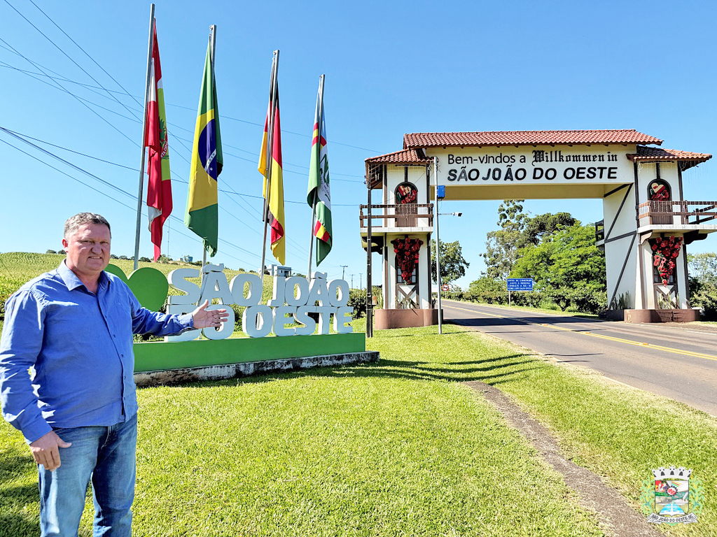 São João do Oeste vai completar 34 anos de município e convida para programação alusiva