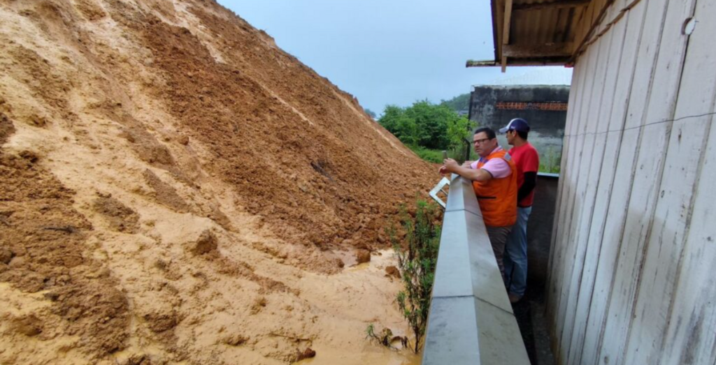 Plancon de Joinville é elevado para nível Amarelo após ocorrências registradas em função da chuva