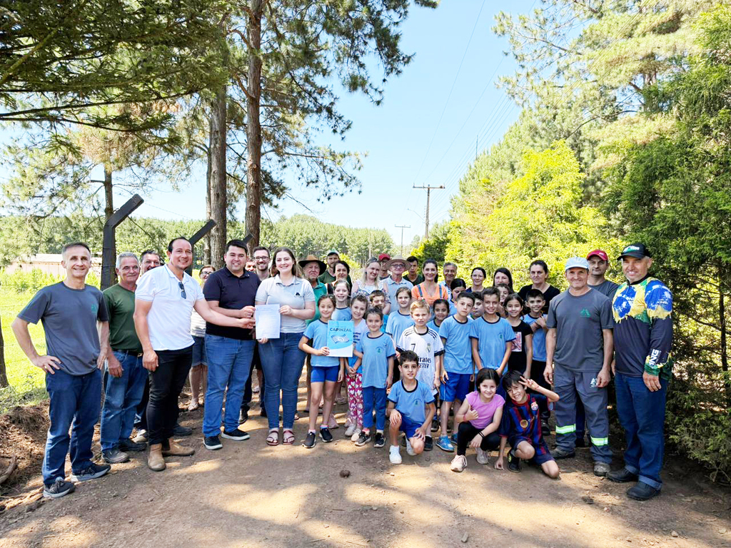 Barro Preto receberá nova pavimentação: Capinzal assina ordem de serviço do trecho central