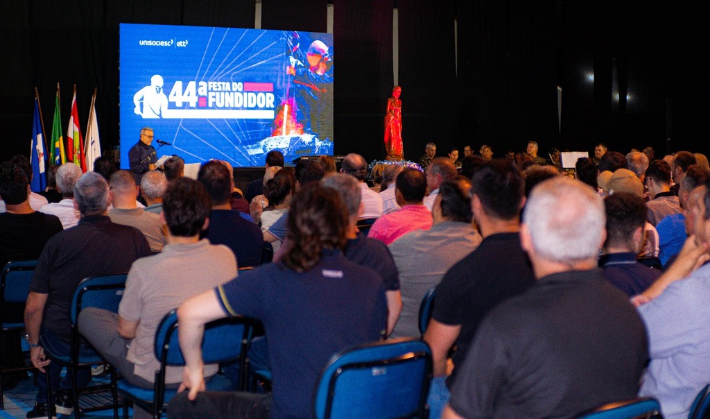 44ª Festa do Fundidor reúne mais de 600 pessoas e celebra tradição, história e excelência da metalurgia em Joinville