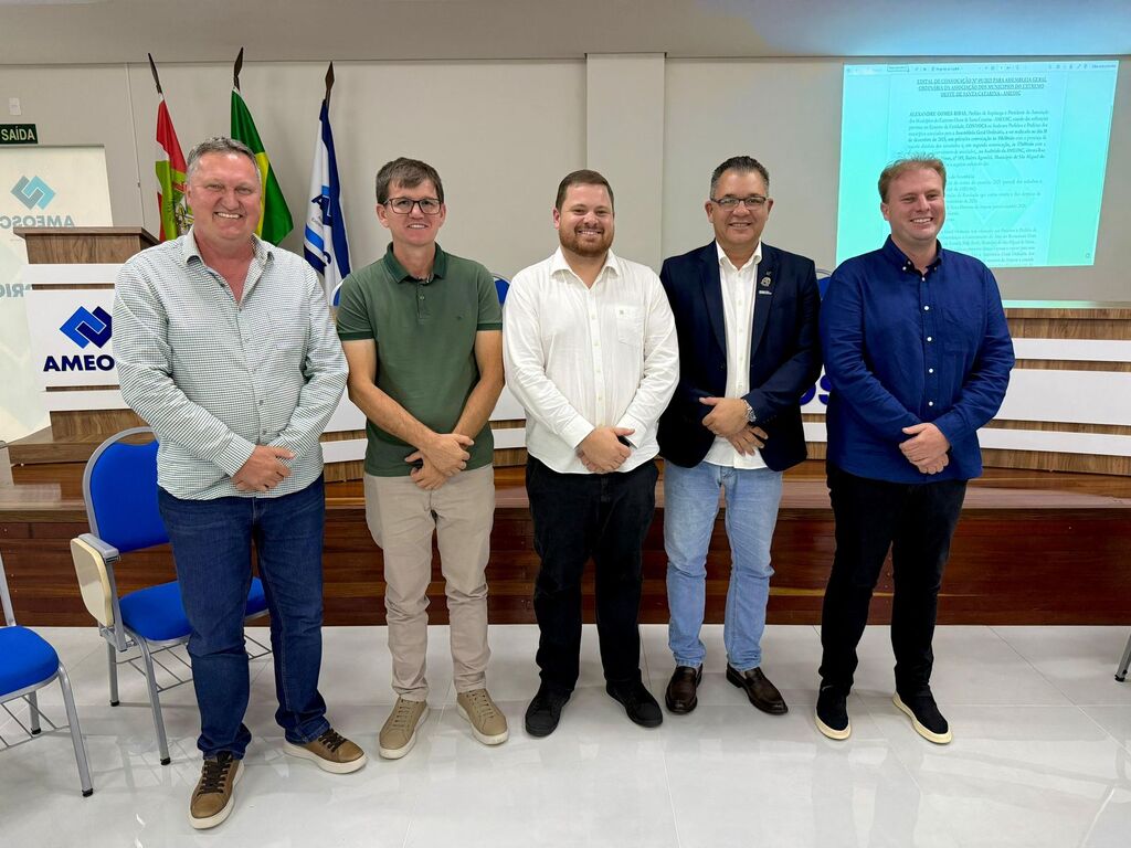 Michel Barth, Prefeito de Iporã do Oeste, é eleito presidente da AMEOSC