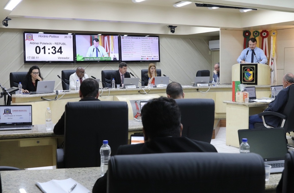 Resumo da 88ª Sessão Ordinária da 20ª Legislatura da Câmara de Criciúma