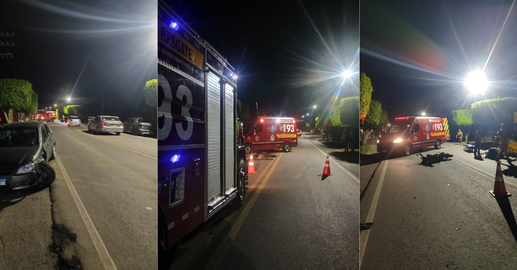 Bombeiros Voluntários de Presidente Getúlio atendem grave acidente de trânsito nesta quarta-feira