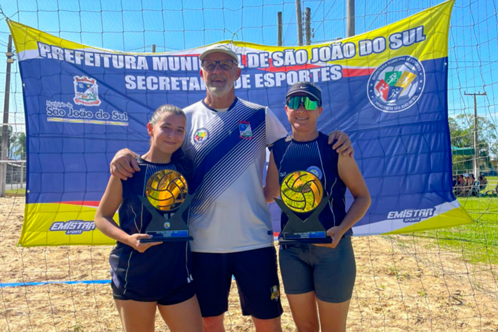 TAÇA CIDADE EM SÃO JOÃO DO SUL DEFINE OS CAMPEÕES NO VÔLEI DE AREIA EM DUPLAS