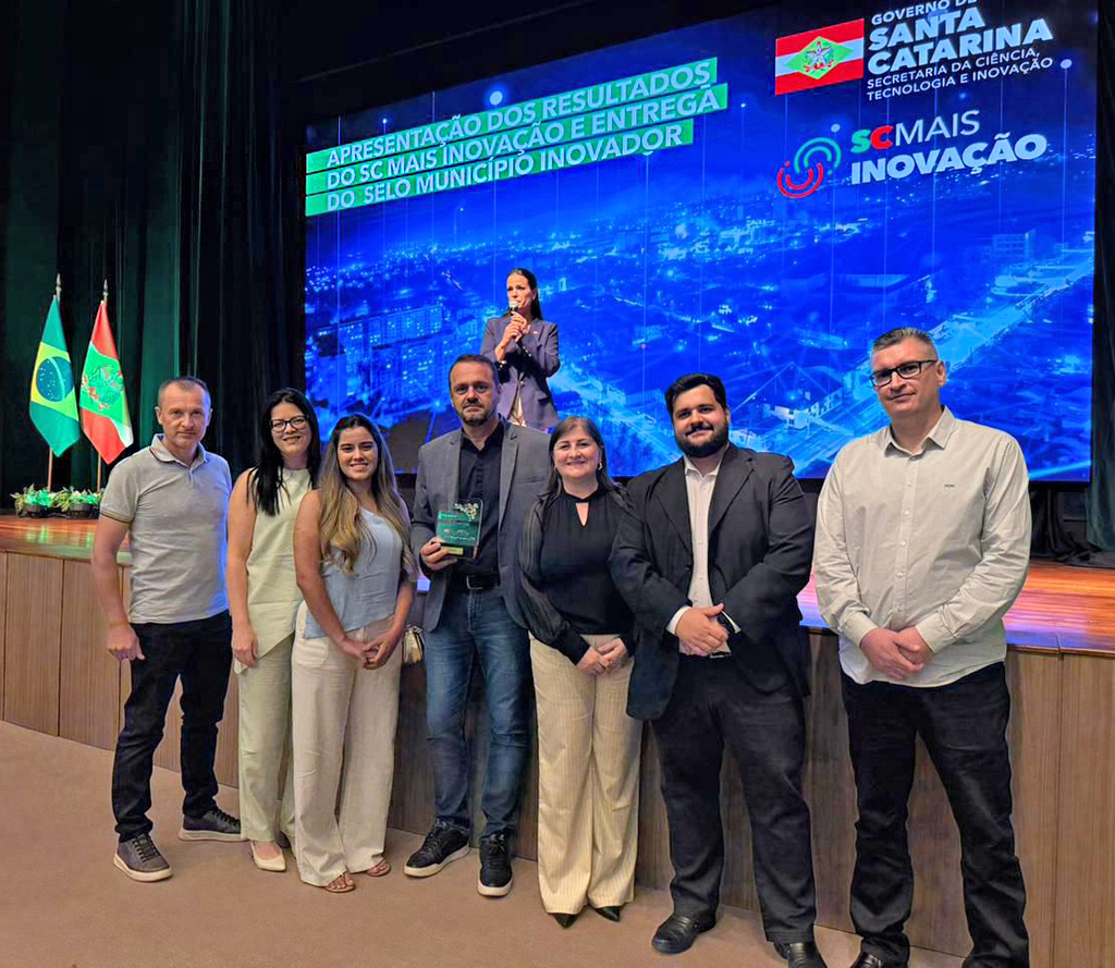 Capinzal recebe Selo Município Inovador Catarinense em solenidade na Capital