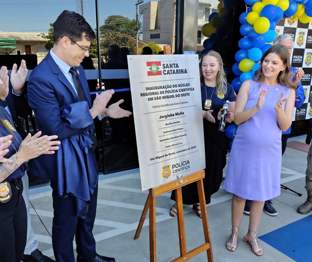 Polícia Científica inaugura nova sede do Núcleo Regional em São Miguel do Oeste
