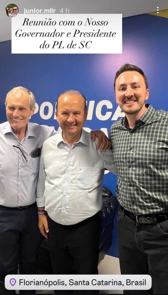 CAPINZAL BUSCA APOIO DO GOVERNO DO ESTADO EM AGENDA EM FLORIANÓPOLIS