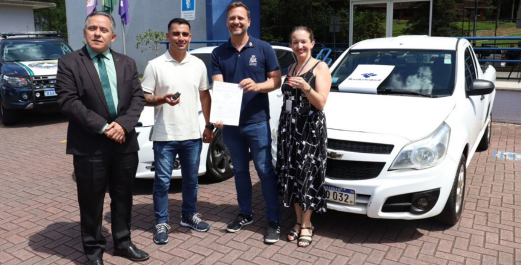 Parceria com a Receita Federal garante novos veículos para a Prefeitura de Joinville