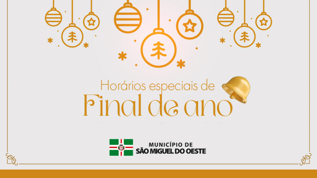 Prefeitura define funcionamento das repartições no período de final de ano