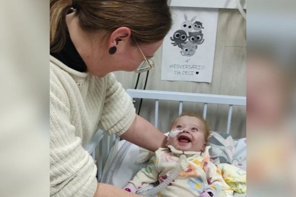 Bebê de Pomerode Vence 235 Dias de Internação e Chega ao Lar