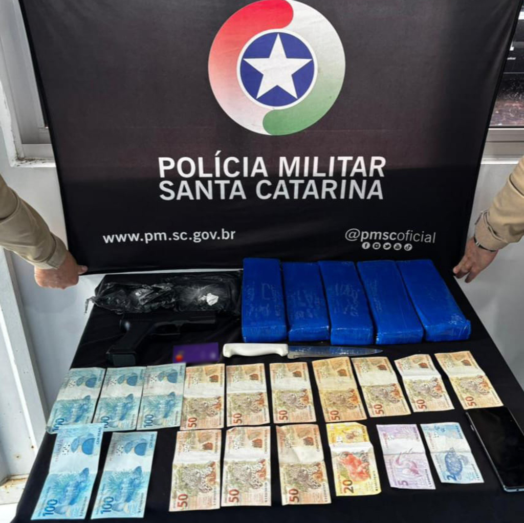 Ocorrências envolvendo tráfico de drogas são registradas no município