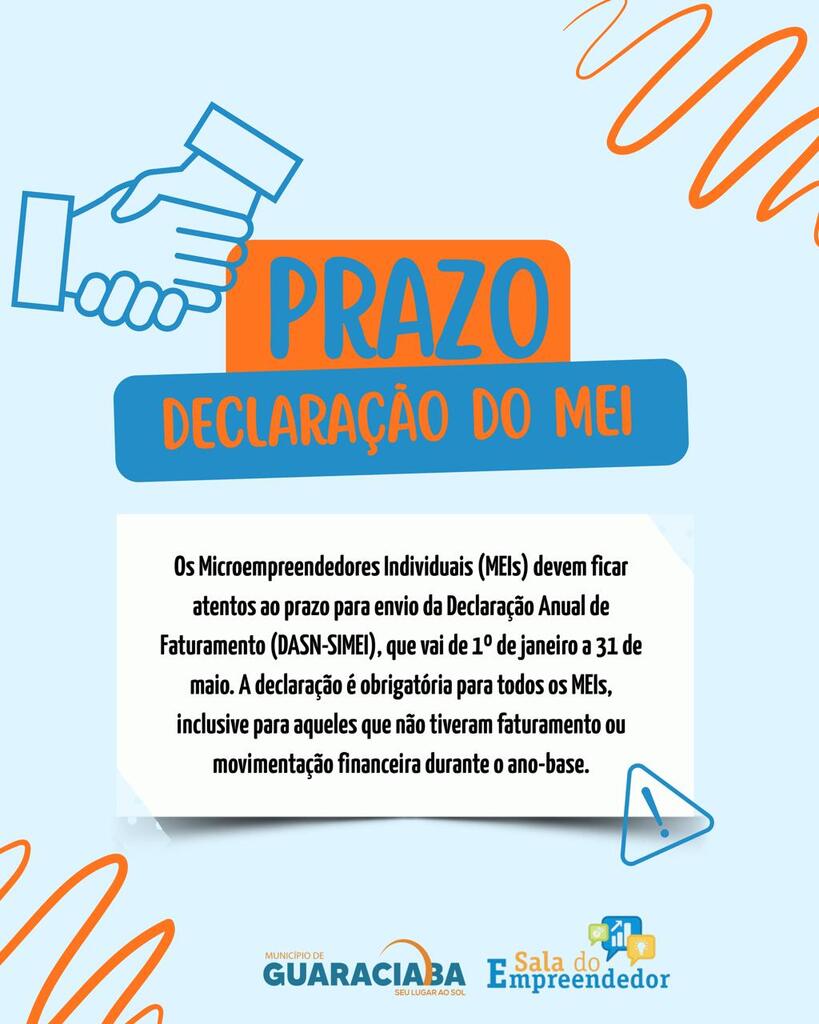 Atenção aos prazos para envio da Declaração Anual do MEI