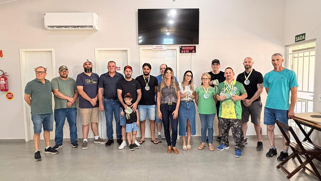 ENTREGA DE MEDALHAS MARCA O CAMPEONATO MUNICIPAL DE TIRO DESPORTIVO EM CAPINZAL