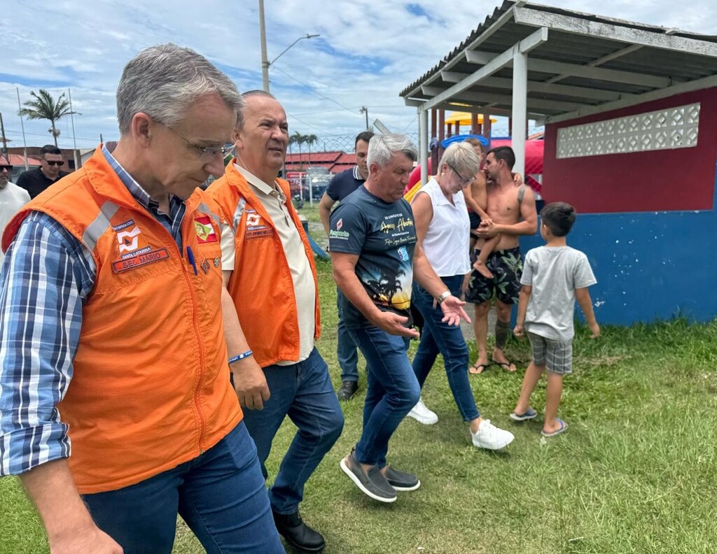 Governo do Estado anuncia cerca de R$ 5 milhões para recuperação de Balneário Barra do Sul após fortes chuvas