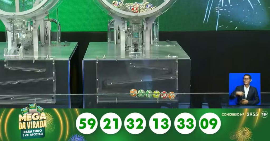 Mega da Virada 2025: veja as dezenas sorteadas para o prêmio de R$ 1,09 bilhão