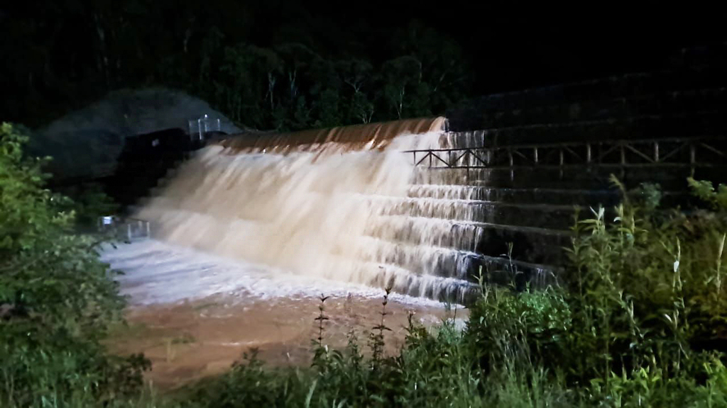 Volume expressivo de chuva provoca alagamentos e estragos nas estradas rurais de Concórdia