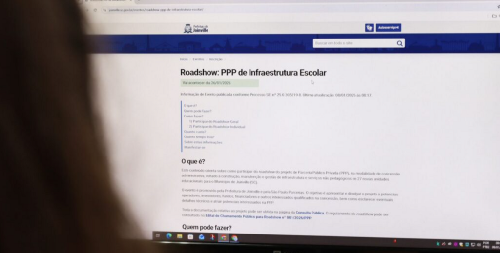 Joinville promove roadshow para apresentar PPP de novas unidades educacionais