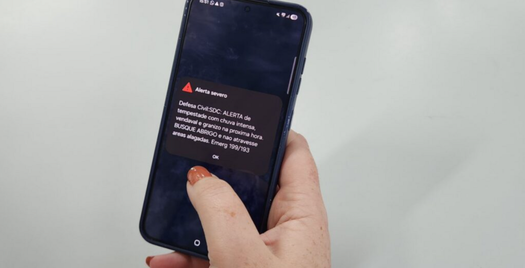 Defesa Civil de Joinville alerta para risco de temporais nesta segunda-feira