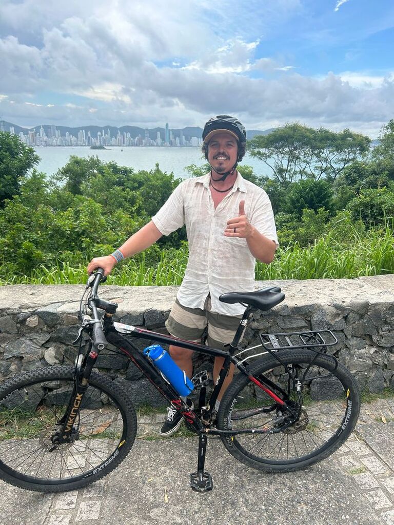 Deputado Marquito realiza percursos de bike e visitas a projetos no Litoral Norte, São Francisco do SUL está na rota