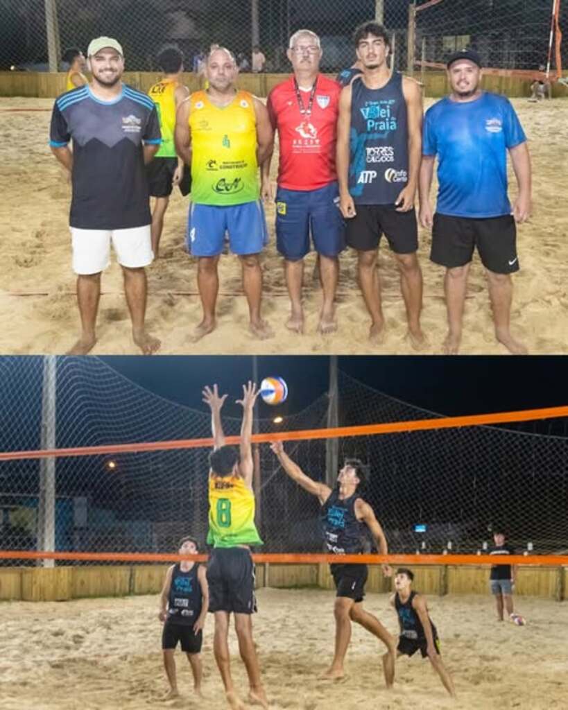 COMPETIÇÃO MASCULINA DE VÔLEI 4×4 DE AREIA COMEÇA NA ARENA DA BARRA VELHA, EM PASSO DE TORRES