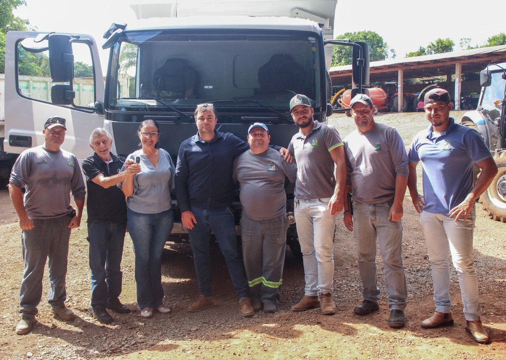 ZORTÉA recebe novo caminhão para reforçar serviços públicos