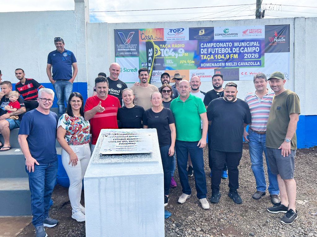 Campeonato Municipal de Futebol de Campos Novos tem início no Estádio Nivaldo Del Castanhel