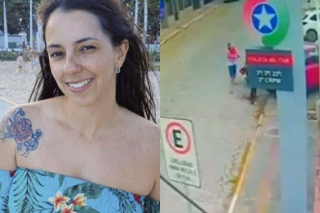 Foto: Divulgação/Redes Sociais - Mesmo com medida protetiva, homem que matou a mulher em frente a um pelotão da PM em SC havia saído há quatro dias da prisão