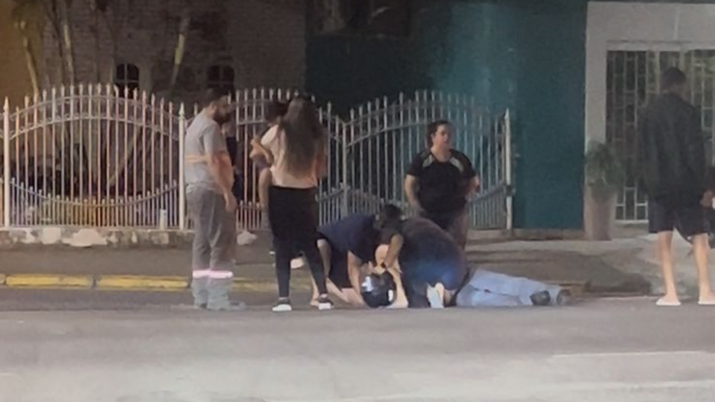 Imagem Divulgação - Atualização: acidente em Nova Brasília foi colisão entre motocicleta e automóvel