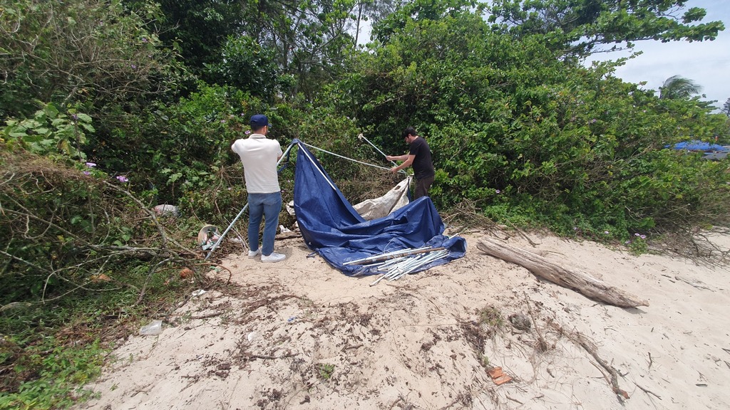 Fiscalização ambiental reforça ações contra acampamentos irregulares nas praias de São Francisco do Sul