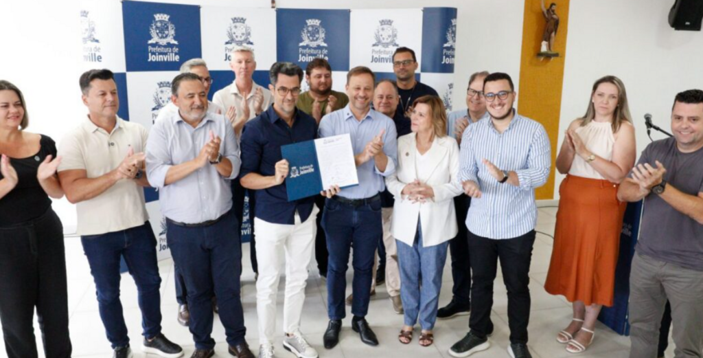 Prefeitura de Joinville inicia obras do Eixo Anêmonas e investe R$ 43 milhões na mobilidade da região Sul