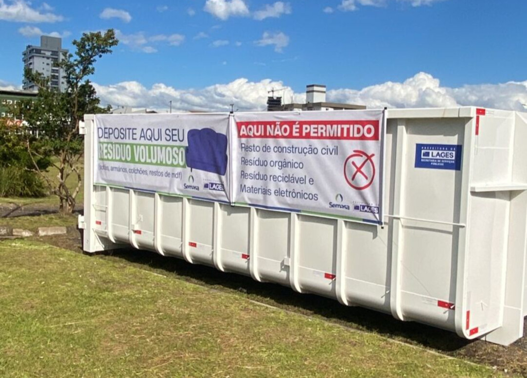 Secretaria disponibiliza ponto para descarte de lixo volumoso