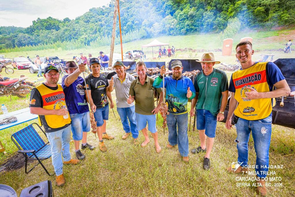 Meia Trilha Carcaças do Mato reúne mais de 530 motociclistas em Serra Alta