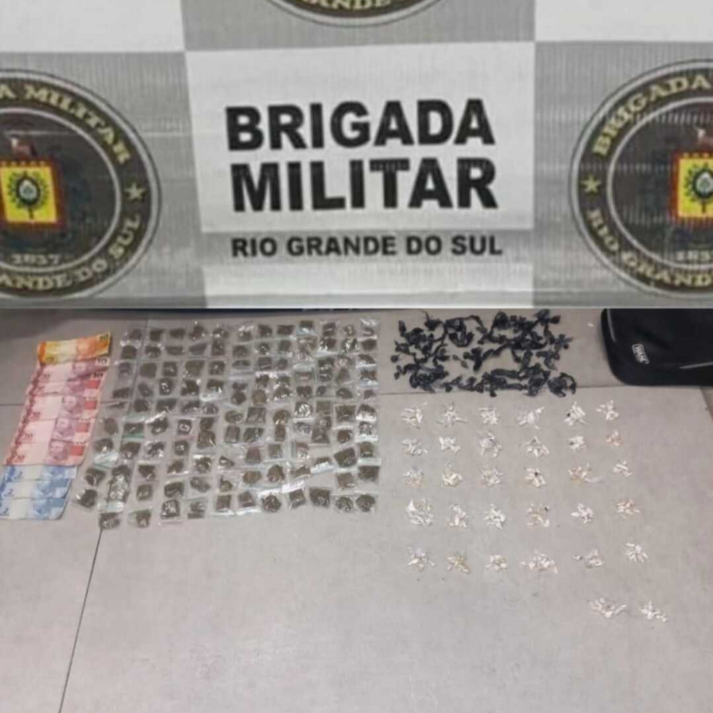 BM EFETUA TRÊS PRISÕES POR TRÁFICO DE DROGAS E PORTE IRREGULAR DE MUNIÇÃO EM CAPÃO DA CANOA E TORRES