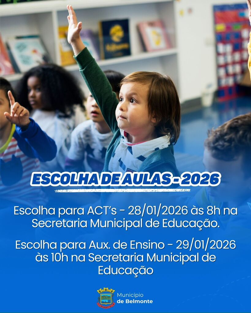 Educação define datas para escolha de aulas do ano letivo