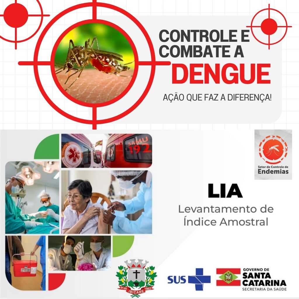 Levantamento LIA será a primeira ação do setor de endemias de Ibicaré em 2026