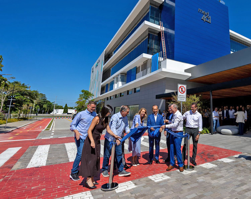 Governador participa da inauguração do novo complexo de saúde em Florianópolis que reúne hospital, clínicas e hub de inovação