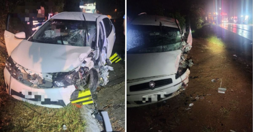 Colisão frontal na BR 470 deixa seis feridos em Ibirama