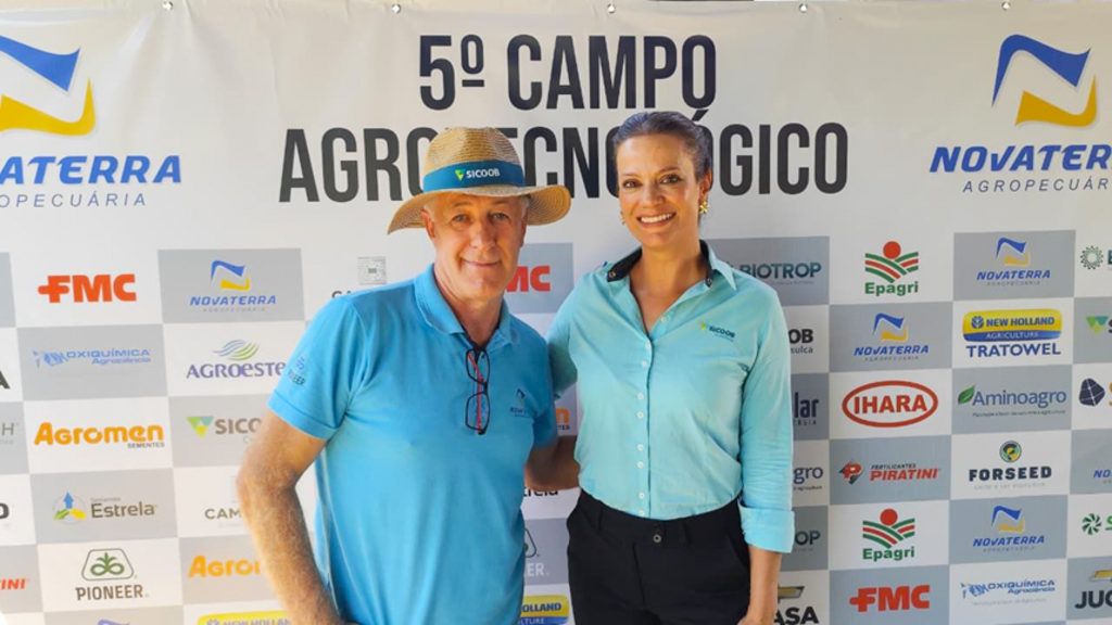SICOOB CREDISULCA MARCA PRESENÇA NO 5º CAMPO AGROTECNOLÓGICO DA NOVATERRA, EM FORQUILHINHA
